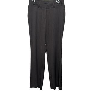 WORTHINGTON Curvy Fit Trouser Leg Brown Stripe Pants Women’s Size 6